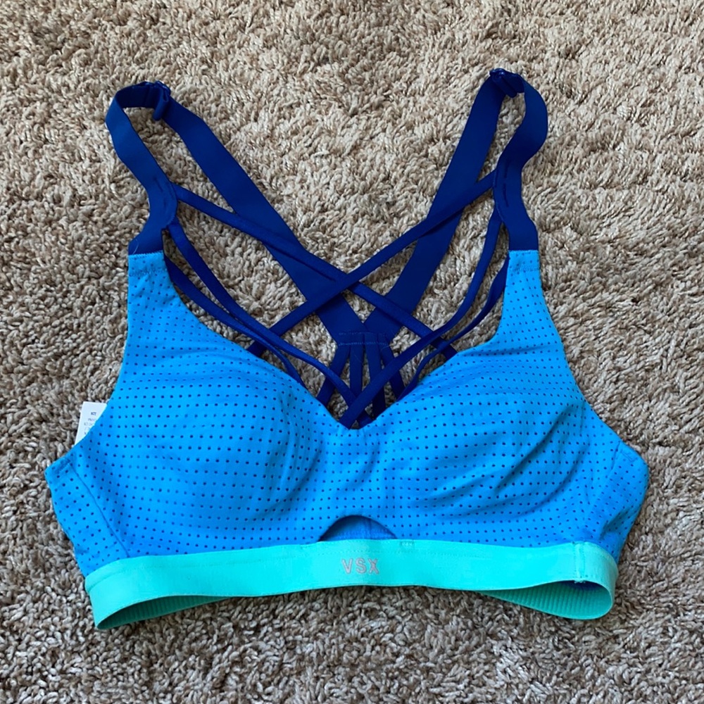 Victoria’s Secret Sports Bra Blue Size 32A